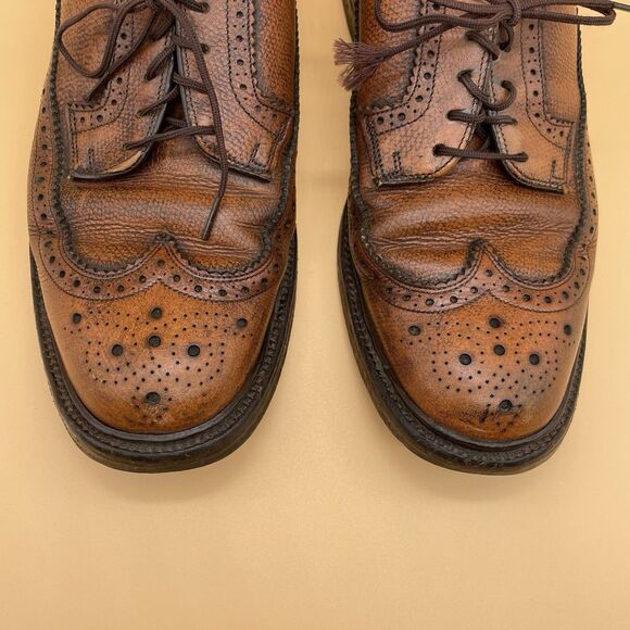 Hanover LB Sheppard Signatures Leather Wingtip Shoes Men’s 7D/B 2312 Brown Prep main image 6